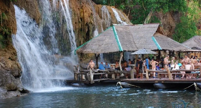 Erawan Waterfalls and Boat trip River Kwai Tour From Bangkok