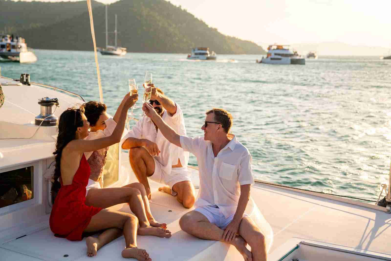 Athens luxury catamaran cruise