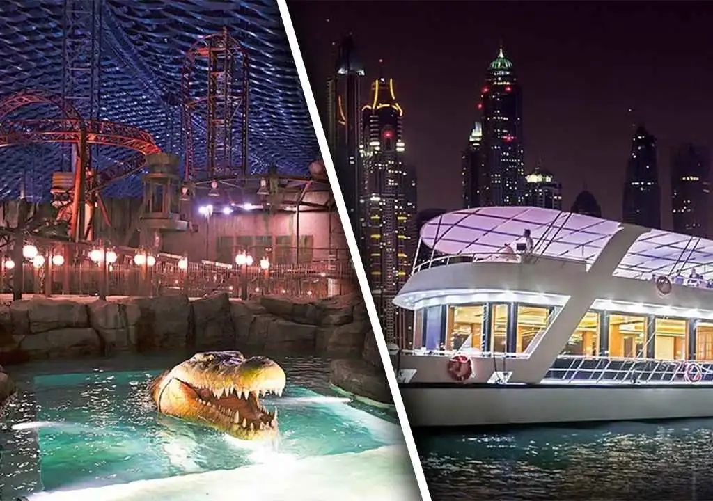 IMG World & Dhow Cruis Marina Combo 