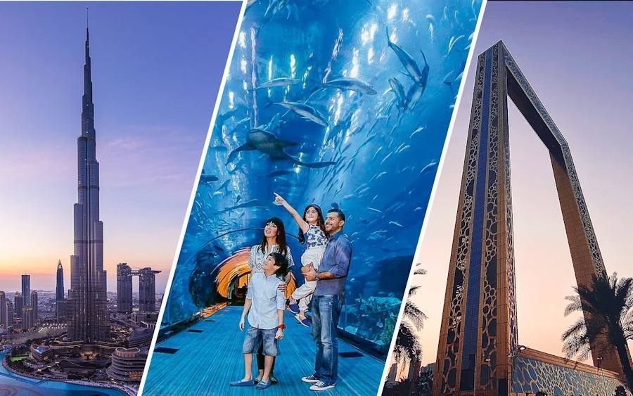 Burj Khalifa At The Top + Dubai Aquarium + Dubai Frame Tickets