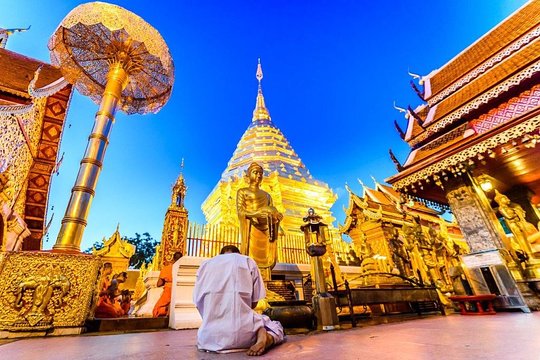 The Best City Tour View Points Wat Doi Suthep, Wat Chedi Luang and Wat Pha Lat (CHIANG MAI) - Join Tour