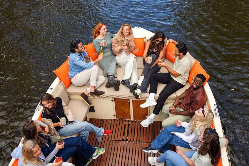 Amsterdam Open Boat Cruise with Drinks and Snacks
