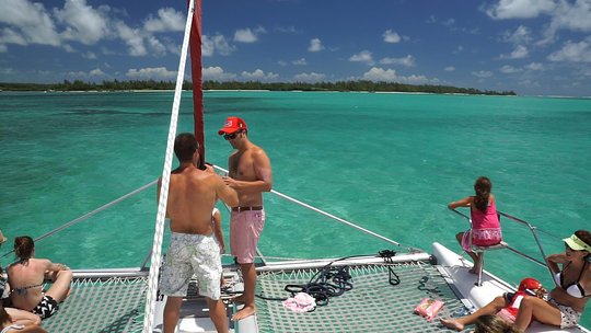 Full-Day Catamaran Cruise to Île aux Cerfs with BBQ Lunch (Catamran isle aux cerfs) (CHAMAREL)