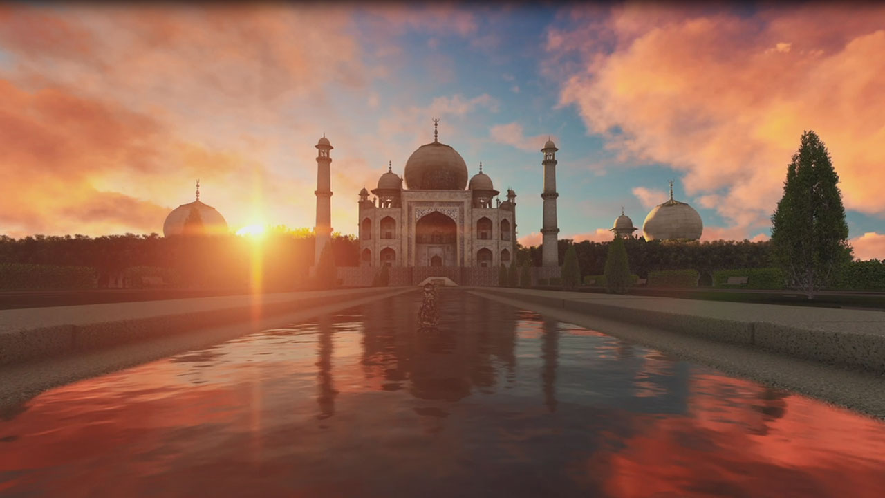 Magical Sunrise at Taj Mahal Agra