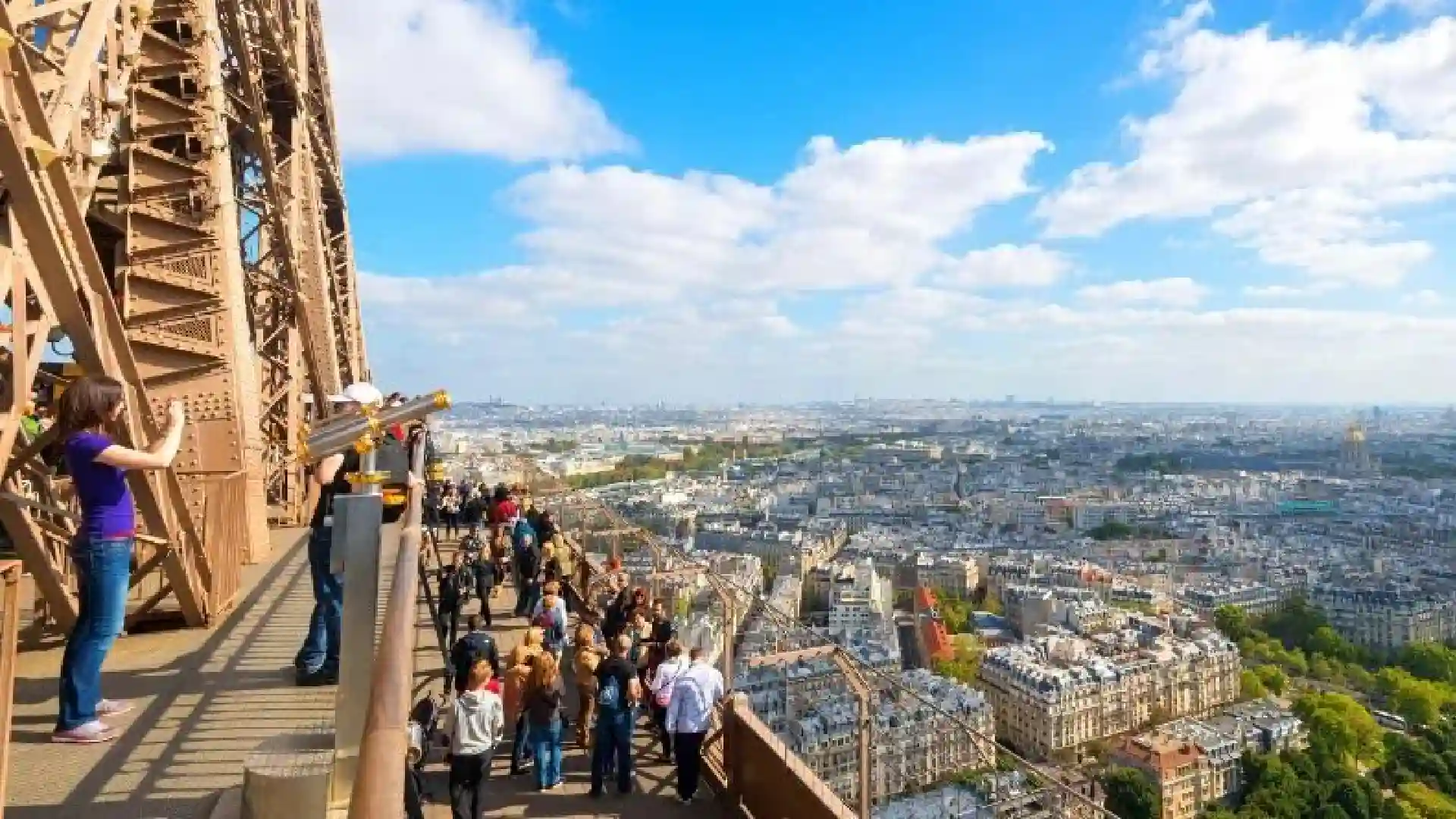 Eiffel Tower summit or second floor 