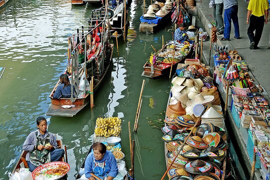 Bangkok Floating Market Mae klong Railway and Amphawa Tour