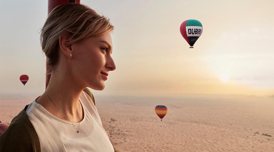 Exotic Sunrise With Balloon Flights From Abu Dhabi