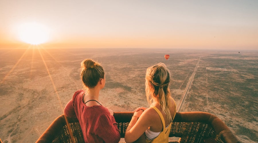 Exotic Sunrise With Balloon Flights From Abu Dhabi