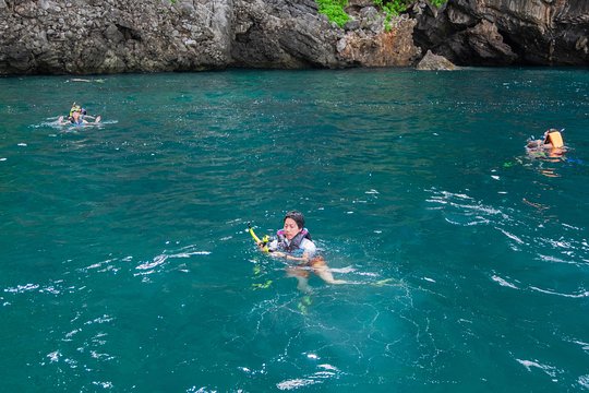 Phi Phi Islands Adventure Day Trip with Seaview Lunch by V.Marine (Shared Transfer)