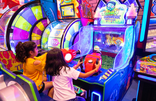 Play games at the Arcade