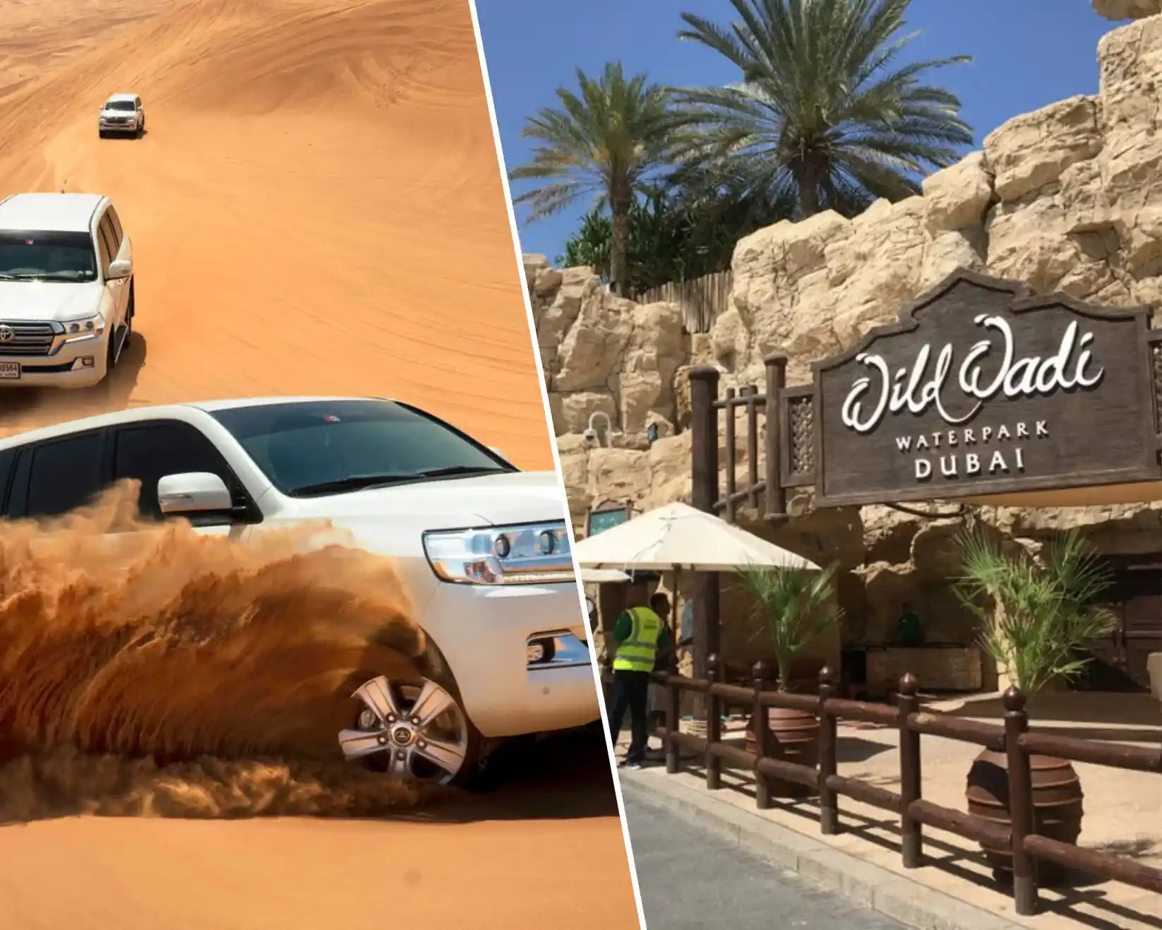 Wild Wadi + Desert Safari COMBO