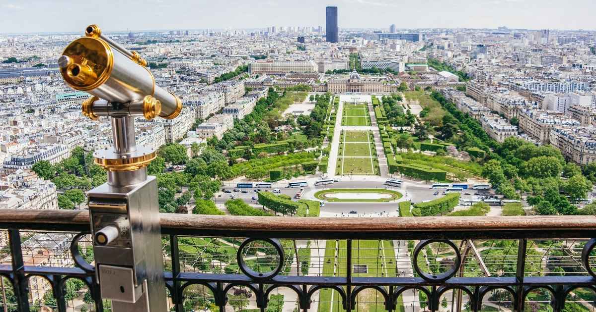 Eiffel Tower summit or second floor 