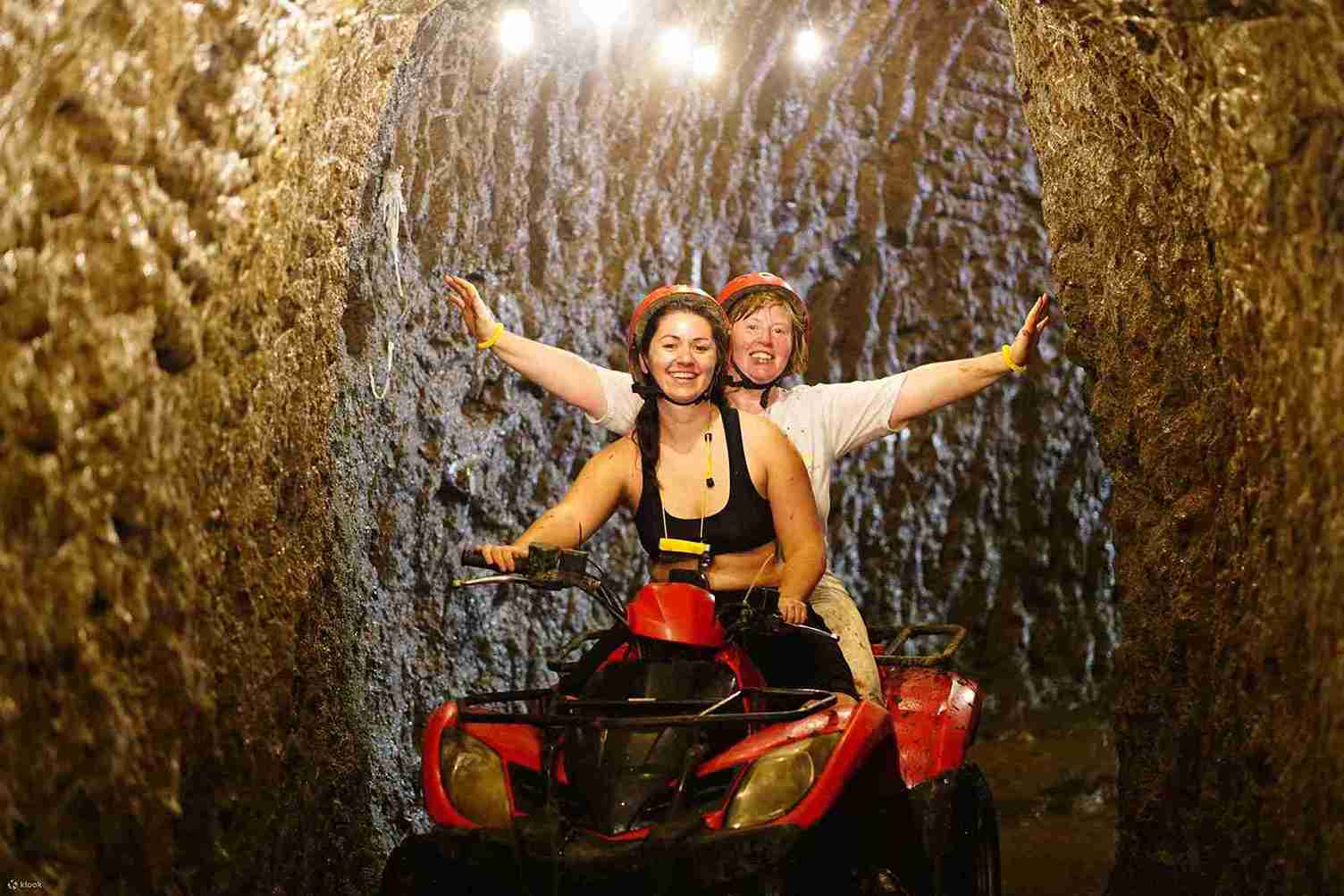 Bali ATV Quad Bike Through Tunnel, Waterfall, White Water Rafting