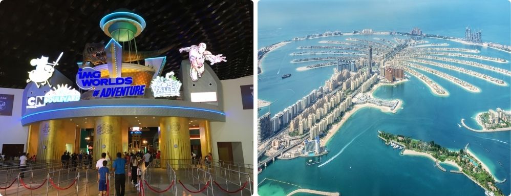 IMG Worlds of Adventure + View At the Palm Jumeirah Dubai